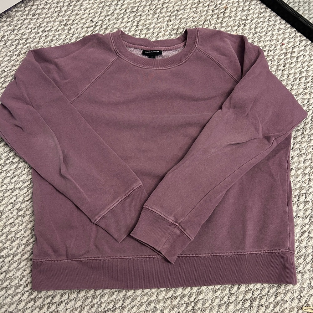 FRANK & OAK Purple Sweater